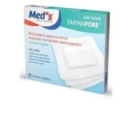 Med’s Farmapore Cerotto Con Garza 10 X 15 cm 5 Pezzi