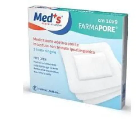 Med’s Farmapore Cerotto Con Garza 10 X 9 cm 5 Pezzi