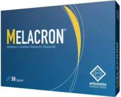 Melacron Melatonina Retard Triptofano Vitamina B6 30 Compresse