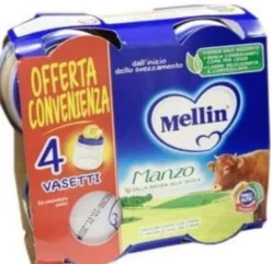 Mellin Omogeneizzato Manzo 4 X 80 grammi