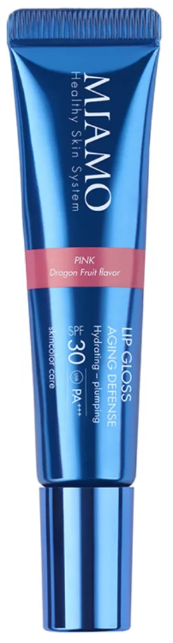 Miamo Lip Gloss Pink Aging Defense SPF30 Protezione e Azione Anti-Età 15 ml