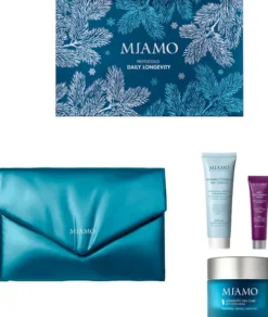 Miamo Protocollo Daily Longevity Kit Anti-Age Completo Detergente + Maschera + Crema