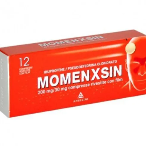Momenxsin 200 mg+ 30 mg 12 Compresse