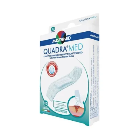 Mster-Aid Quadra Med Cerotto Dermoattivo Misura Media 20 Pezzi