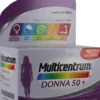 Multicentrum Donna 50+ Multivitaminico e Multiminerale Completo GMM Importazione 30 Compresse