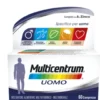 Multicentrum Uomo Multivitaminico e Multiminerale Completo per Uomini fino a 50 Anni 60 Compresse
