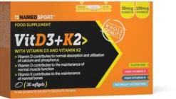 Named Sport VitD3+K2 Vitamina D3 e K2 Ossa Sistema Immunitario 30 Softgel