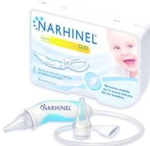 Narhinel Aspiratore Nasale Soft + 2 Beccucci Ricambio