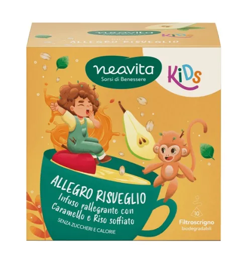 Neavita Kids Allegro Risveglio Tisana Fruttata Energizzante 10 Filtri