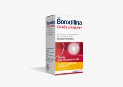 Neoborocillina Gola Dolore 0,25% Spray Mucosa Orale 15 ml gusto Limone e Miele