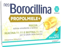 Neoborocillina Propolmiele+ Miele e Eucalipto 16 pastiglie