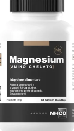 NHCO Magnesium Integratore di Magnesio per Sistema Nervoso e Riduzione della Stanchezza 84 Capsule