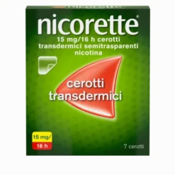 Nicorette 15 mg/16 ore 7 cerotti