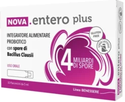 Nova Entero 4 Miliardi Probiotico con Bacillus clausii UBBC-07 10 Flaconcini