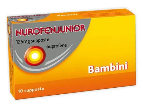 Nurofenjunior 125 mg 10 Supposte