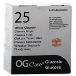 Ogcare Stisce Controllo Glicemi 25 Pezzi
