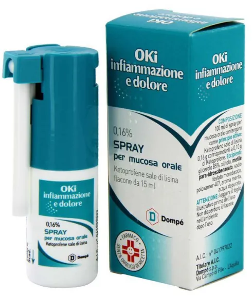 Oki Infiammazione E Dolore Spray 15 ml