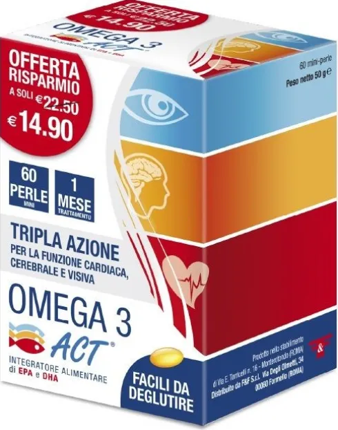 Omega 3 Act 540 Mg 60 Mini Perle