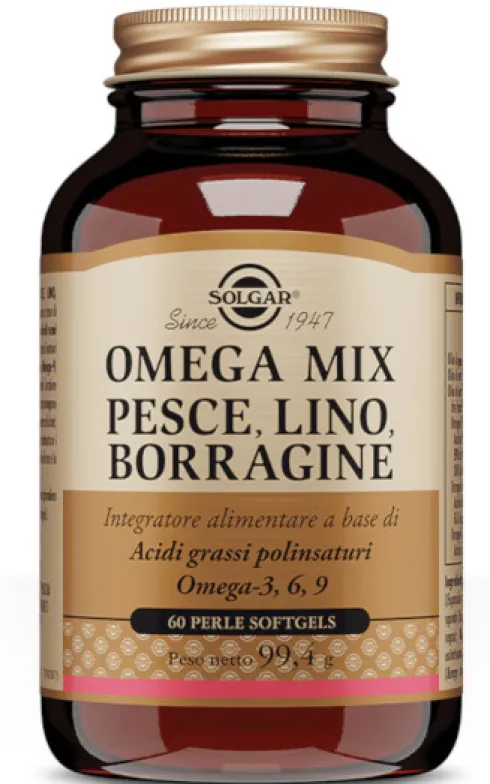 Omega Mix Pesce Lino Borragine 60 perle