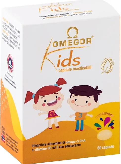 Omegor Kids Tutti Frutti 60 Capsule