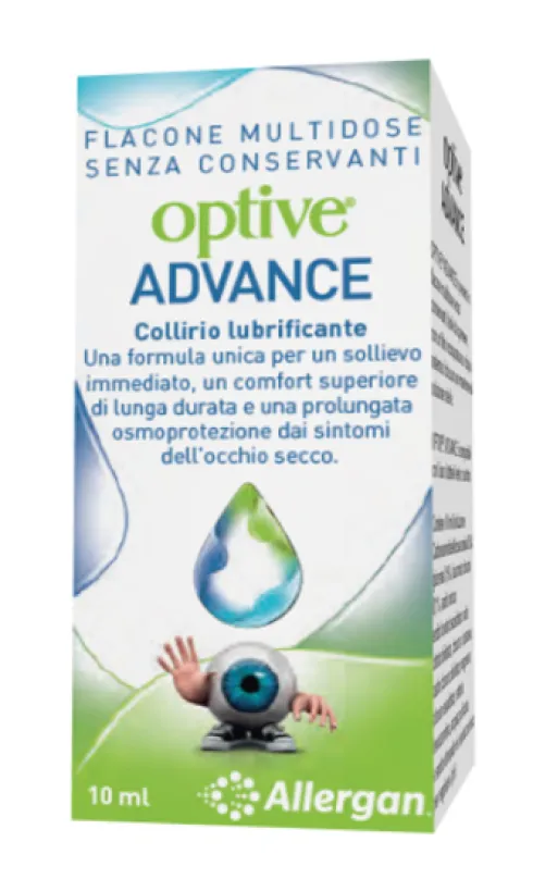 Optive Advance Soluzione Oftalmica Senza Conservanti 10 ml