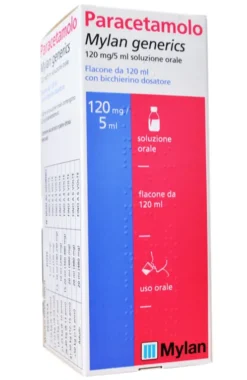 Paracetamolo Mylan 120 mg/5 ml Sciroppo 120 ml