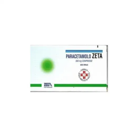 Paracetamolo Zeta 500 mg 20 Compresse