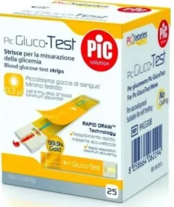 Pic Glucotest Strisce Reattive 25 Pezzi