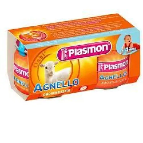 Plasmon Omogeneizzato Agnello 2 X 80 grammi