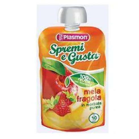 Plasmon Spremi E Gusta Mela E Fragola 100 ml