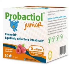 Probactiol Junior 30 compresse masticabili gusto Lampone