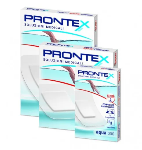 Prontex Aqua Pad Medicazione Impermeabile 10×8 cm
