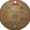 Purederm Maschera Vegana Aloe Maschera Viso Lenitiva e Idratante 23 g