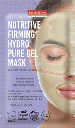 Purederm Nutritive Firming Hydro Pure Gel Mask Maschera Viso Rassodante 24 g