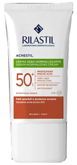 Rilastil Sun System Acnestil SPF50+ Crema Viso Sebonormalizzante 40 ml