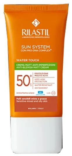 Rilastil Sun System Water Touch SPF50+ Crema Matt 50 ml