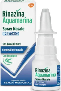 Rinazina Aquamarina Spray Nasale Ipertonico 20 ml
