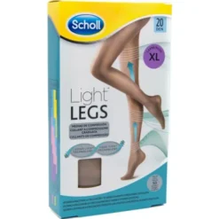 Scholl Light Legs 20 Den Misura Xl Colore Nude