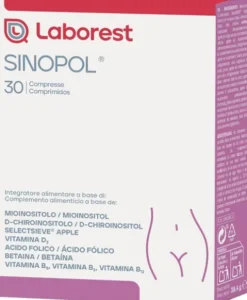 Sinopol Integratore con Mioinositolo D-Chiroinositolo Acido Folico e Vitamina D 30 Compresse
