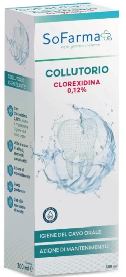 SoFarma Collutorio Clorexidina 0,12% Igiene Orale 200 ml