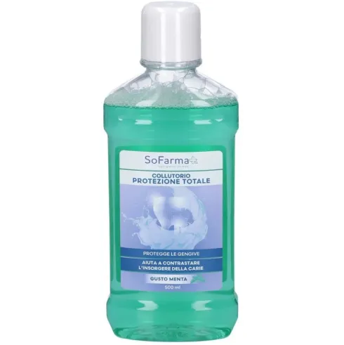 SoFarma Collutorio Protezione Totale con Fluoro Xilitolo e Allantoina 500 ml