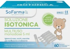 Soluzione Fisiologica Isotonica Sterile 0,9% Multiuso 60 Flaconcini da 5 ml