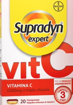 Supradyn Expert Vit C 1000 Difese Immunitarie e Stanchezza 20 Compresse