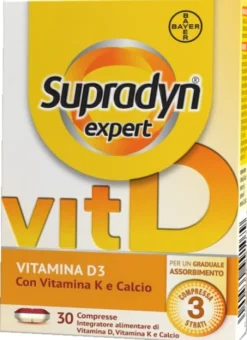 Supradyn Expert Vit D Ossa Sistema Immunitario e Calcio 30 Compresse