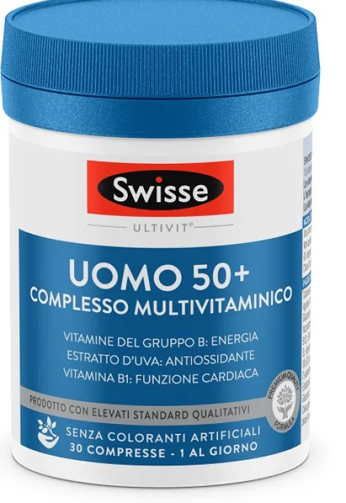 Swisse Multivitaminico Uomo 50+ 30 Compresse