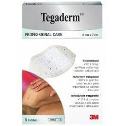 Tegaderm Medicazione Trasparente 6 X 7 cm 5 Pezzi