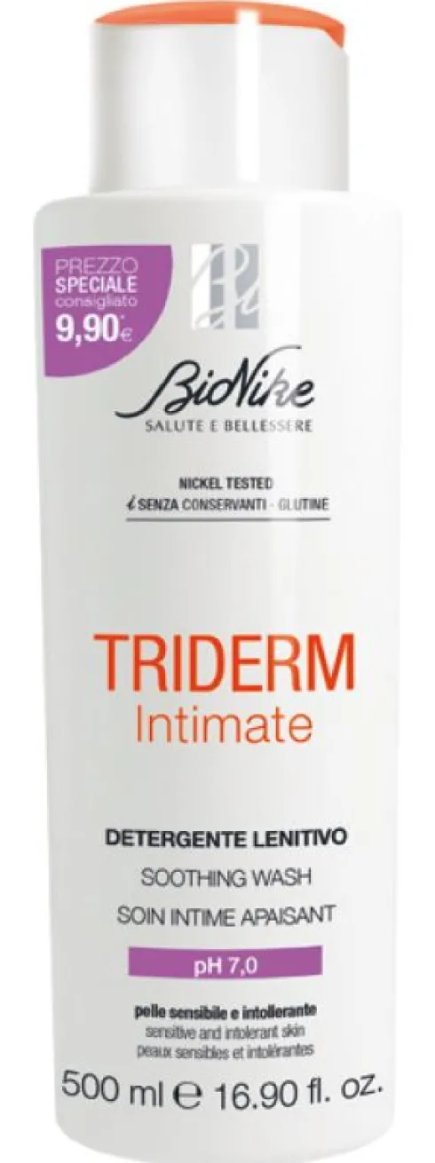 Triderm Intimate Lenitivo Detergente Intimo pH 7.0 Promo 500 ml