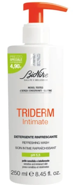 Triderm Intimate Rinfrescante Detergente Intimo pH 5.5 Promo 250 ml