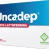 Uncadep Forte Lattoferrina 200 mg resveratrolo zinco 20 capsule