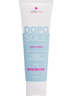 Veralab Doposole Crema Viso Corpo Lenitiva Idratante Aloe Vera 100 ml